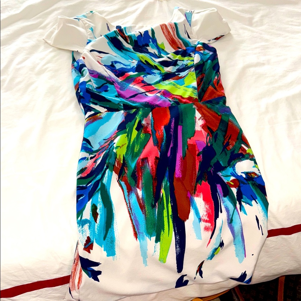 Famous maker, Slate and Willow size 2 low back dress  fully lined - Picture 2 of 6